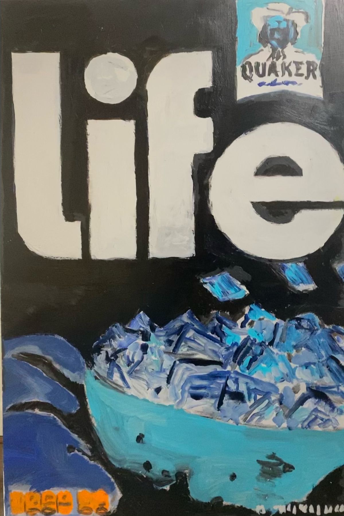 Brendan O’Connell - Life   acrylic on panel   36 x 24