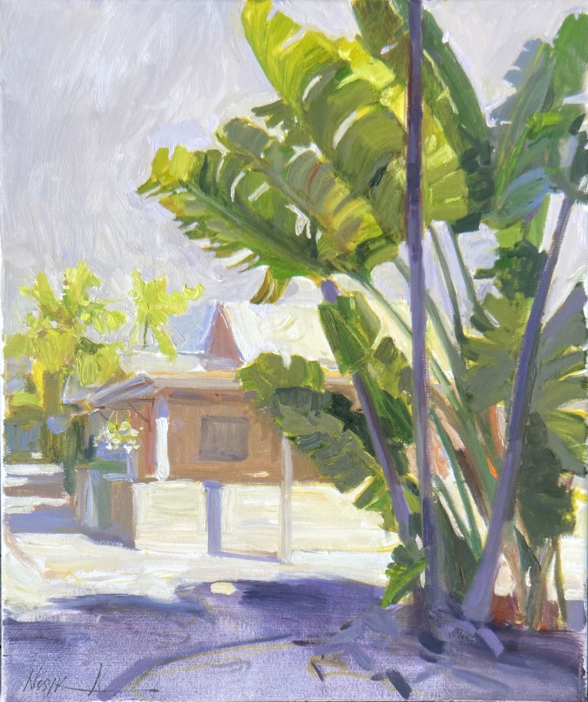 Nataliia Nosyk - Key West At Noon   oil on canvas   24 x 20 in.