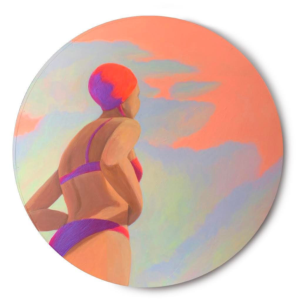 SKYWARD  Leticia Lacy  Burbank, CA  acrylic on wood   24 in.