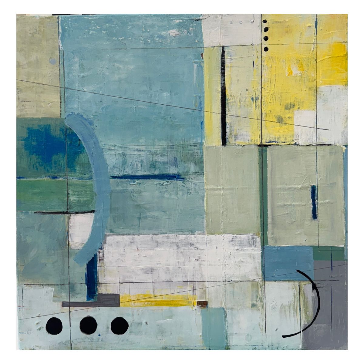 Lisa Brunn Half-Life oil and cold wax on panel 20 x 20 in. Lisa Brunn Half-Life oil and cold wax on panel 20 x 20 in.